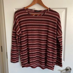 Stripe Dolman Sweater